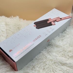 Sutra Triple Barrel Waver - Pink and Black